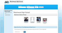 Desktop Screenshot of marshwoodhighschool.org