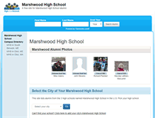 Tablet Screenshot of marshwoodhighschool.org